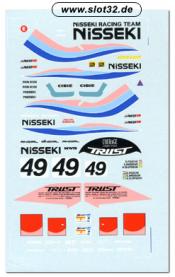 decal Porsche 962, Nisseki